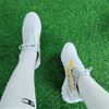Giày đá bóng Mizuno Neo 3 Pro Sergio Ramos trắng xám vàng