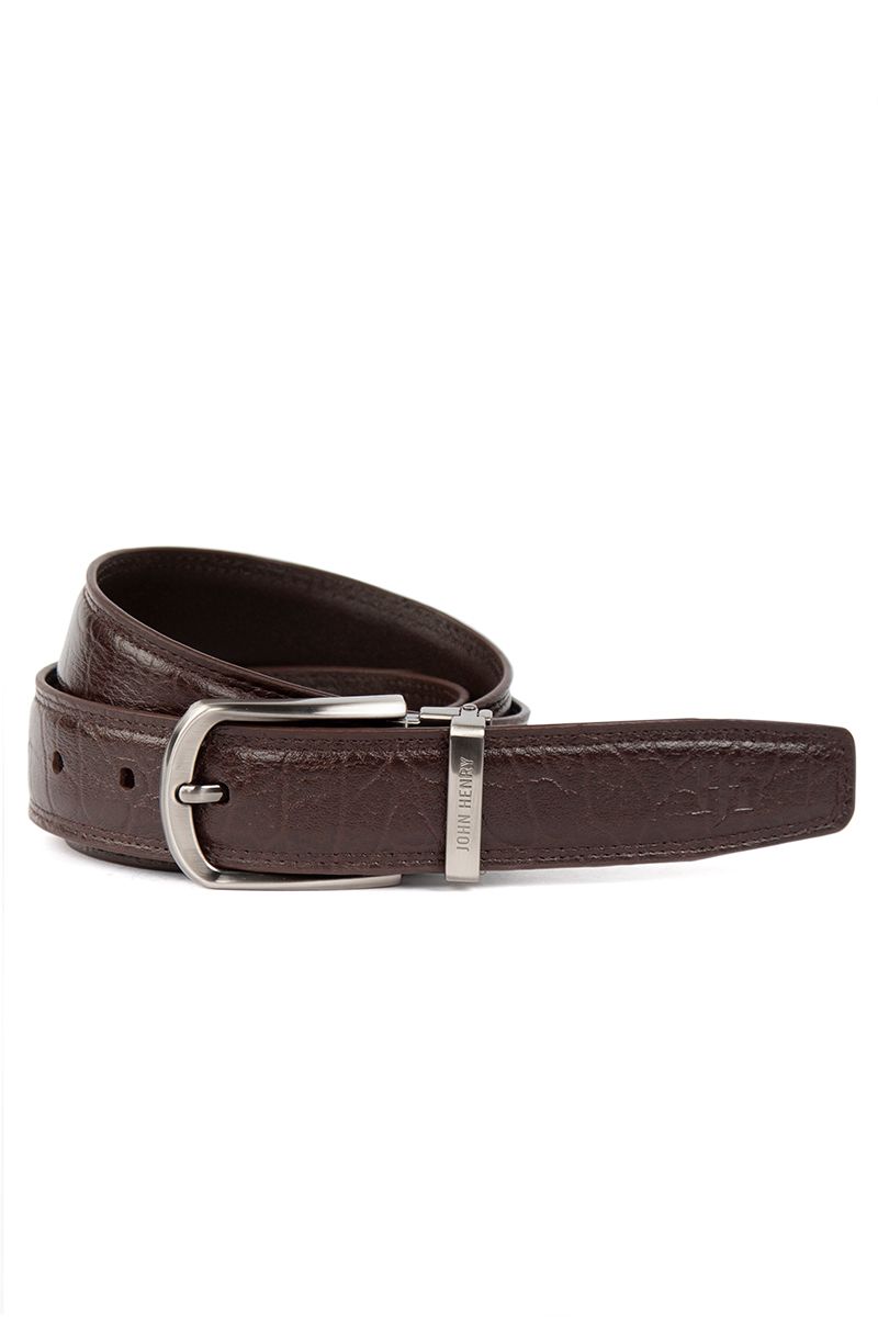 Thắt lưng nam da bò đầu kim BE21SS04-HL