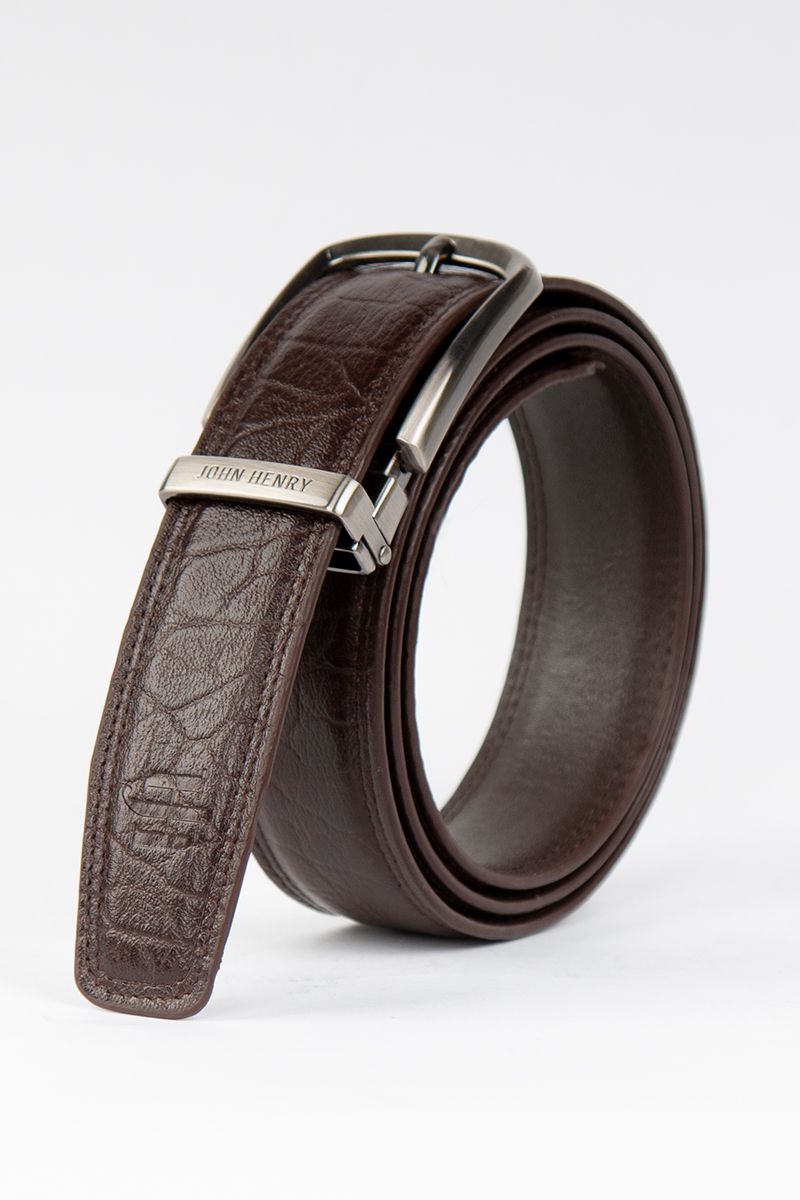 Thắt lưng nam da bò đầu kim BE21SS04-HL