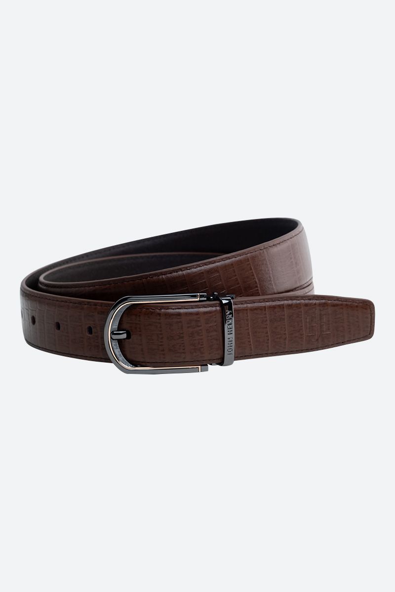 Thắt Lưng Nam Da Thuộc Đầu Kim BE24SS09-HL