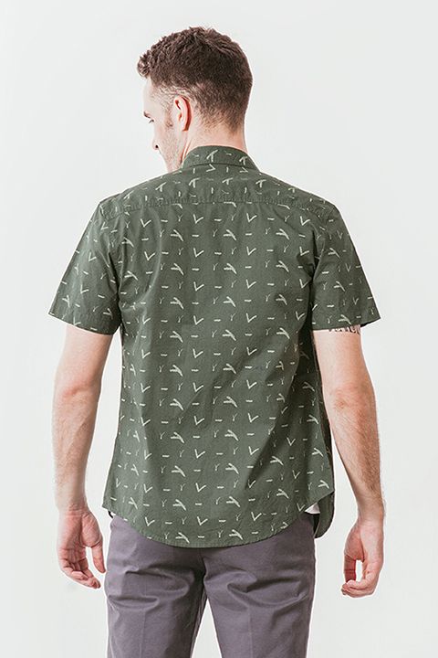 Áo sơ mi nam dạo phố tay ngắn WS19SS24P-SC