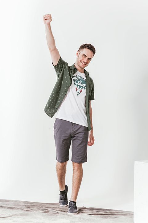 Áo sơ mi nam dạo phố tay ngắn WS19SS24P-SC