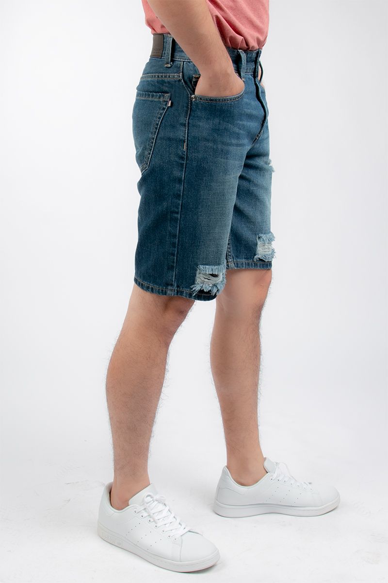 Quần shorts jean nam rách thời trang FSP18A007-J