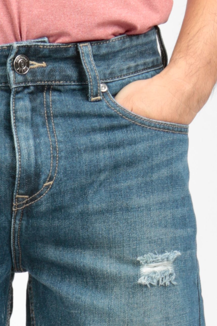 Quần shorts jean nam rách thời trang FSP18A007-J