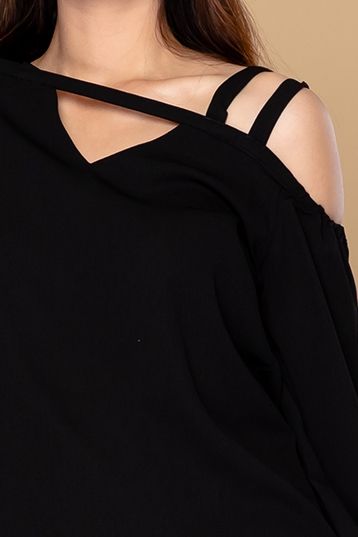 ÁO KIỂU NỮ HỞ VAI TAY DÀI FWBL19A004-C1