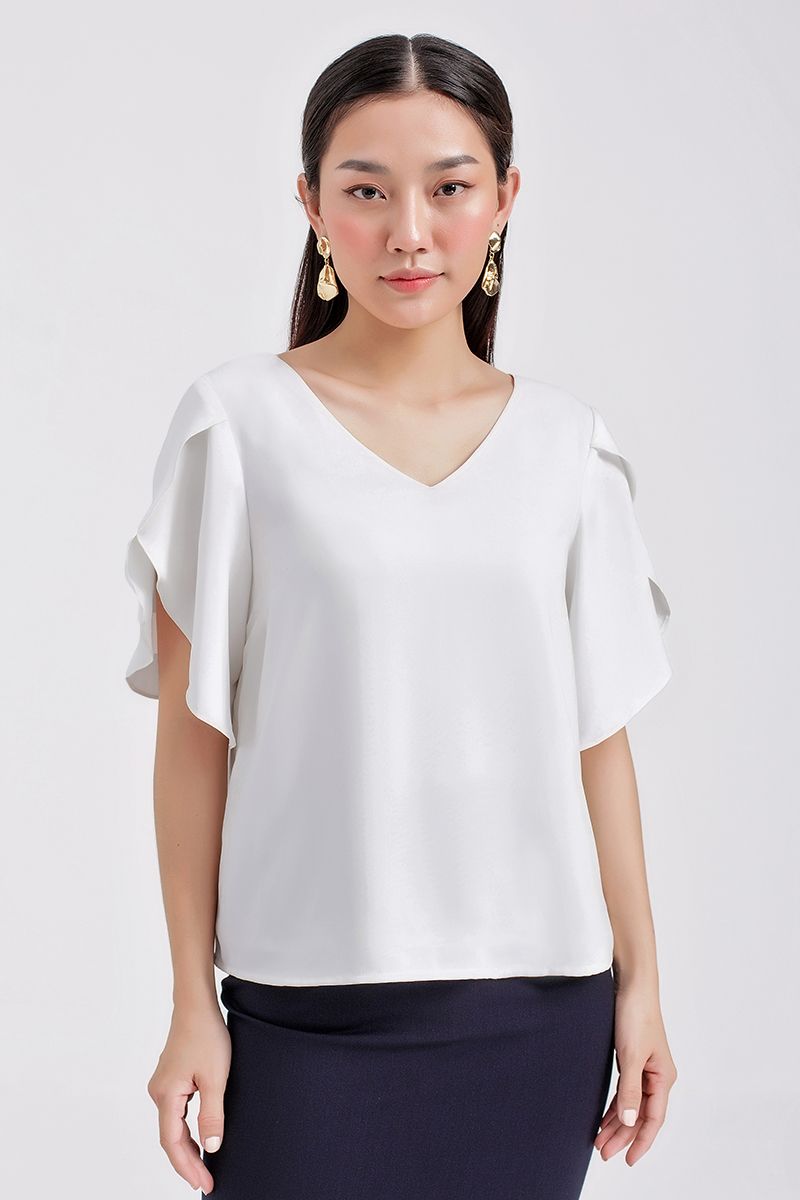 Áo kiểu nữ tay cánh hồng FWBL20FH28C