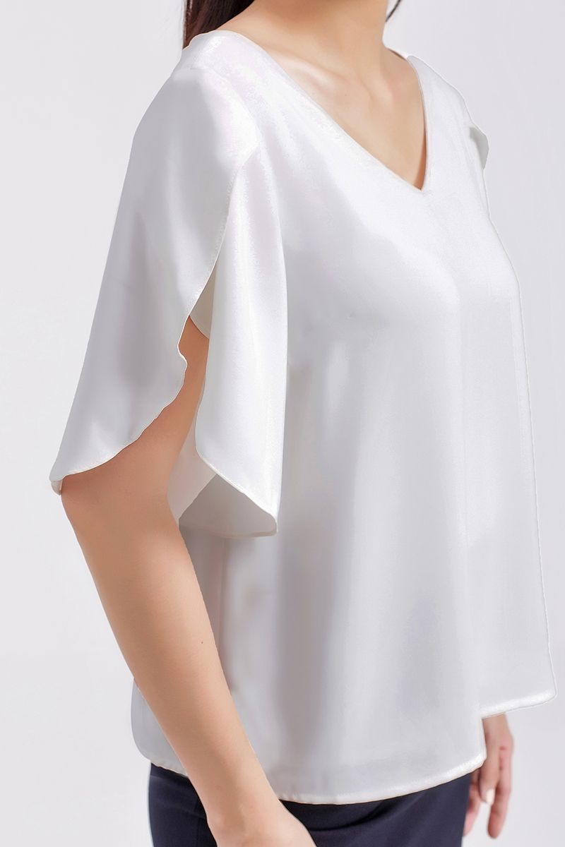 Áo kiểu nữ tay cánh hồng FWBL20FH28C
