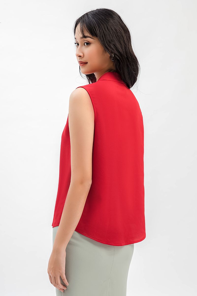 Áo kiểu nữ cổ V thanh lịch FWBL21SS37L