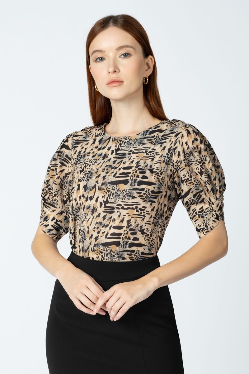  Áo Blouse Nữ Tay Bồng FWBL23FH02G 