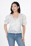  Áo Blouse Nữ Tay Bồng FWBL23SS10G 