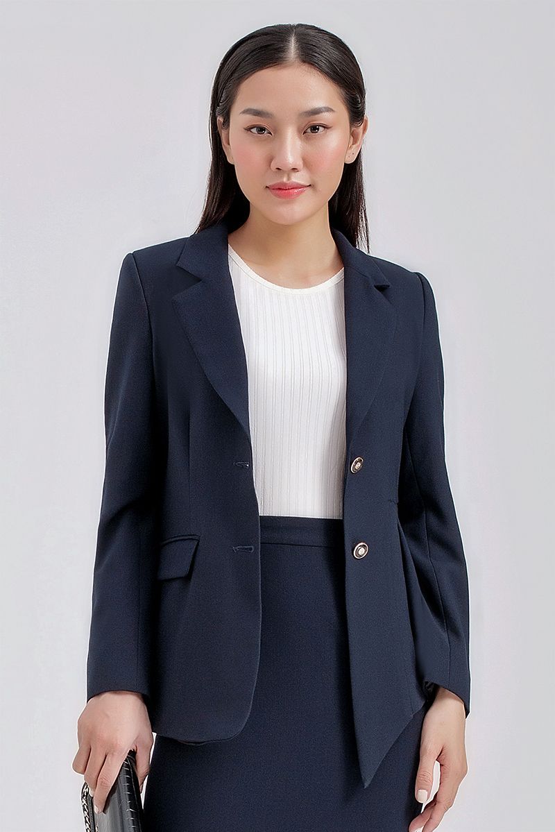 Áo khoác blazer kèm dây thắt lưng eo FWBZ20FH01H