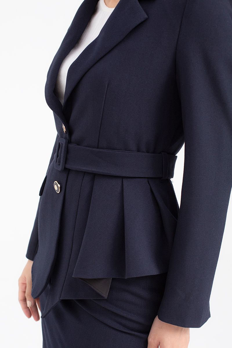 Áo khoác blazer kèm dây thắt lưng eo FWBZ20FH01H