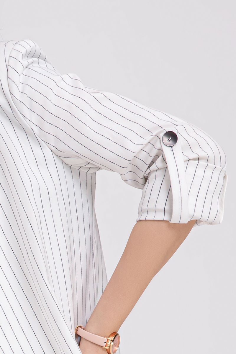 Áo blazer nữ kẻ sọc dọc FWBZ21SS01C