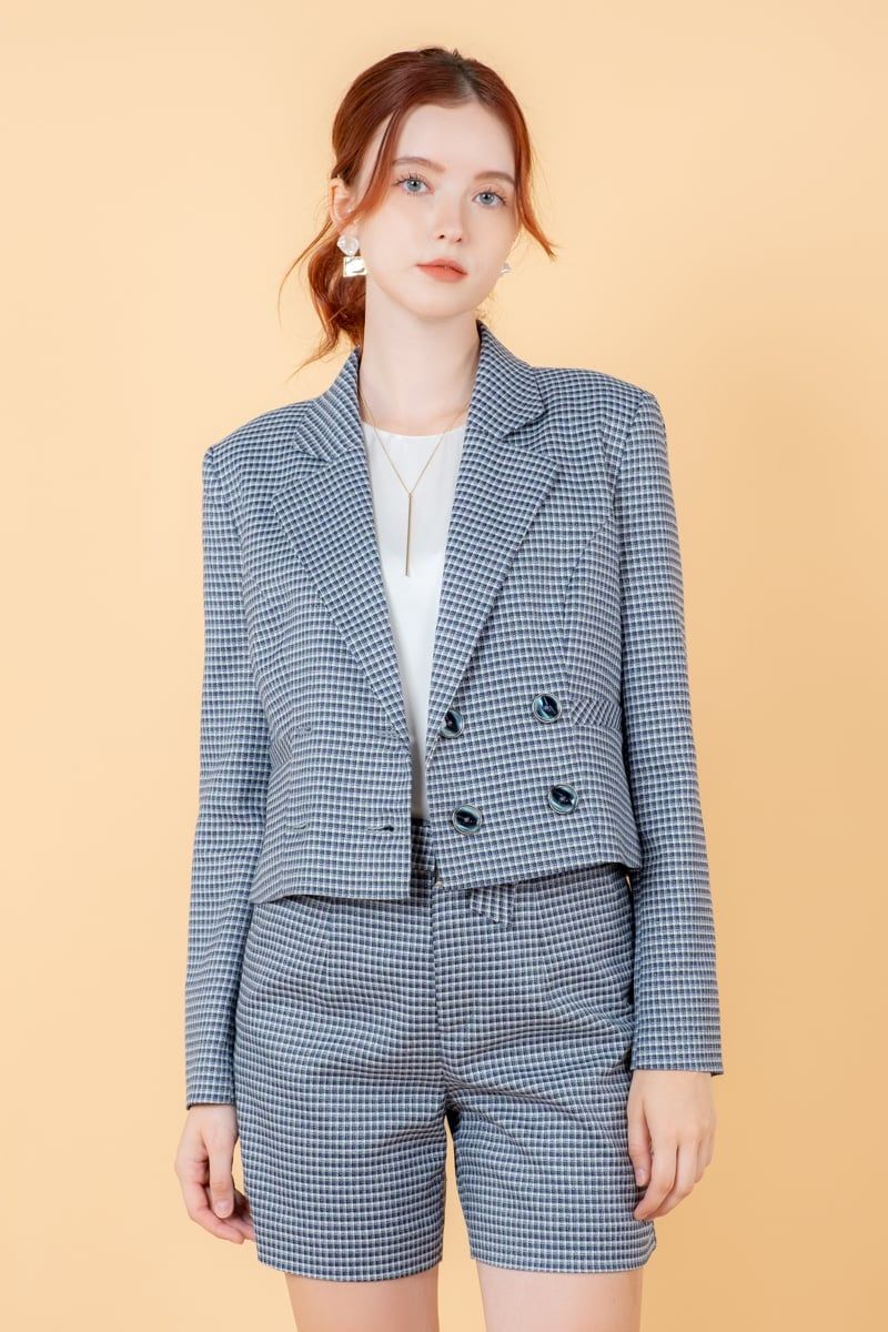 Áo Khoác Nữ Cổ Vest FWBZ23SS06C
