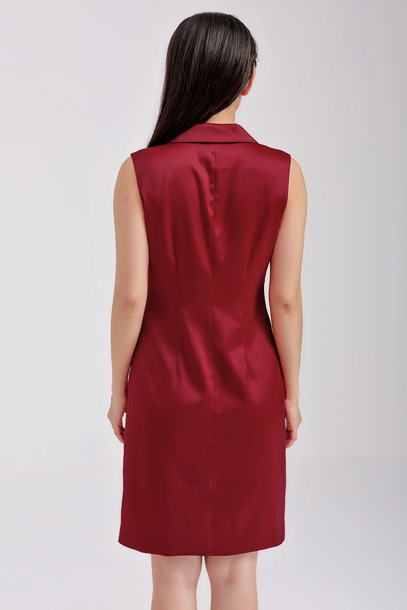 Đầm cổ vest FWDR20FH15P
