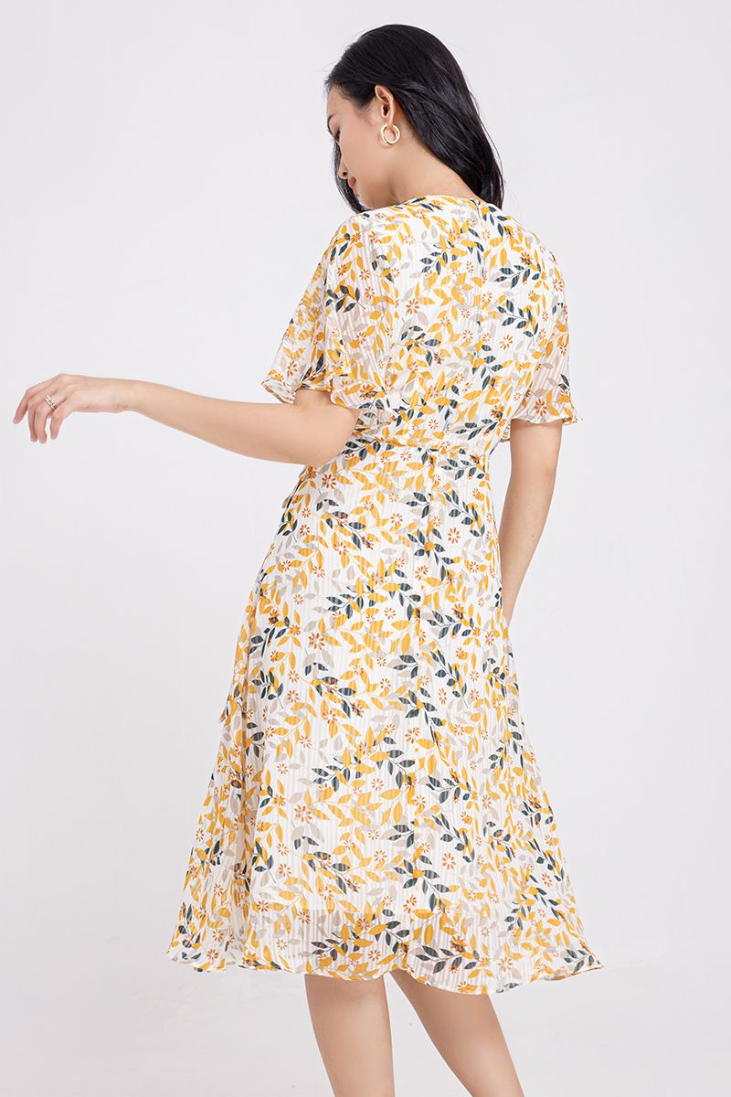 Đầm wrapdress thắt nơ nữ tính FWDR21SS02C