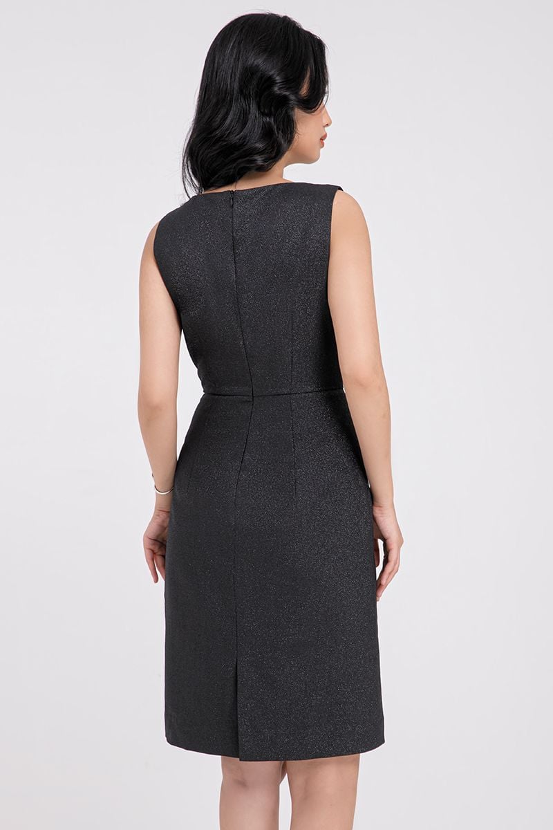 Đầm sát nách kim tuyến thanh lịch FWDR21SS35C