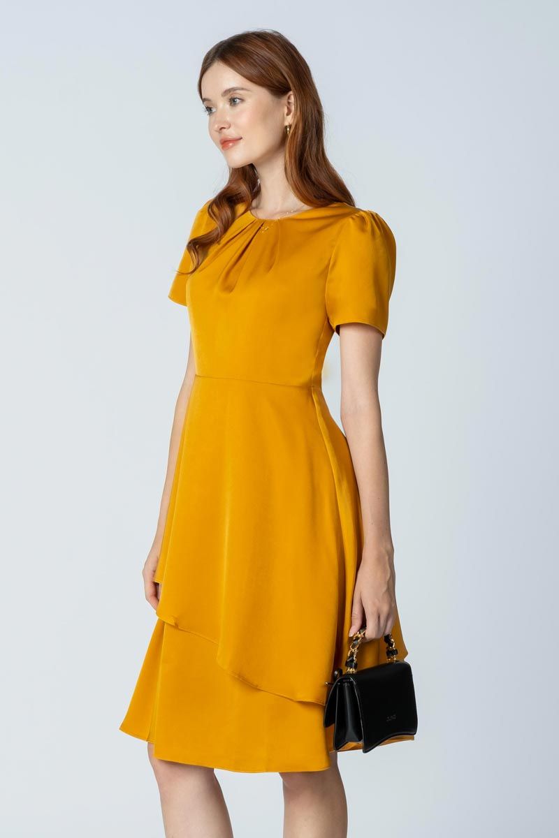 Đầm Nữ Cổ Tròn Dáng Xòe FWDR23FH09G