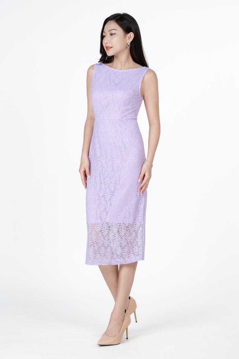Đầm nữ sát nách form ôm FWDR23SS03C