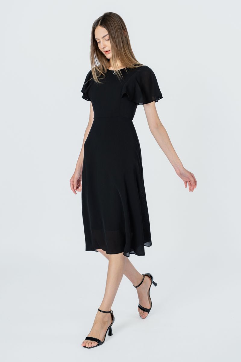 Đầm Dáng Xòe Tay Bèo FWDR23SS31C