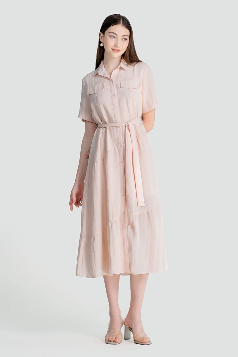 Đầm Nữ Dáng Dài Gài Nút FWDR25SS014G