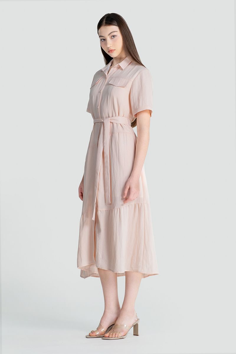 Đầm Nữ Dáng Dài Gài Nút FWDR25SS014G