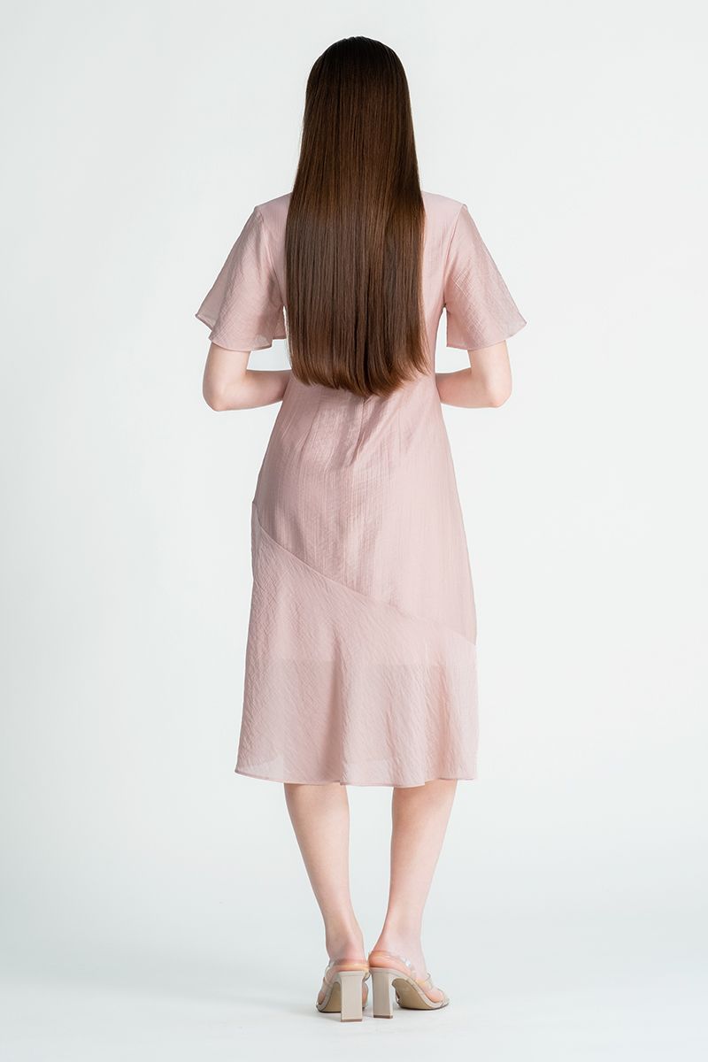 Áo Đầm Tay Lỡ Nữ Tính FWDR25SS09C