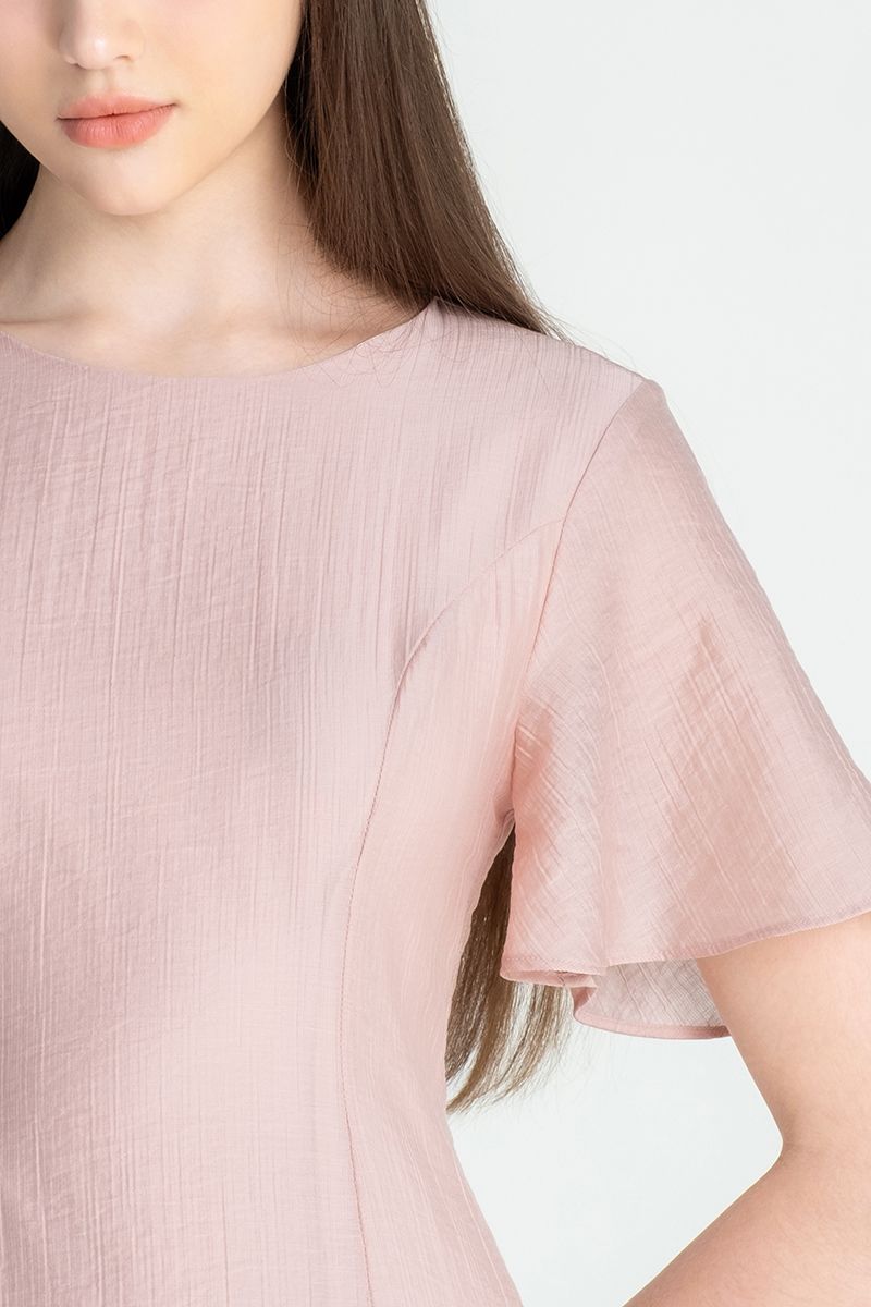 Áo Đầm Tay Lỡ Nữ Tính FWDR25SS09C