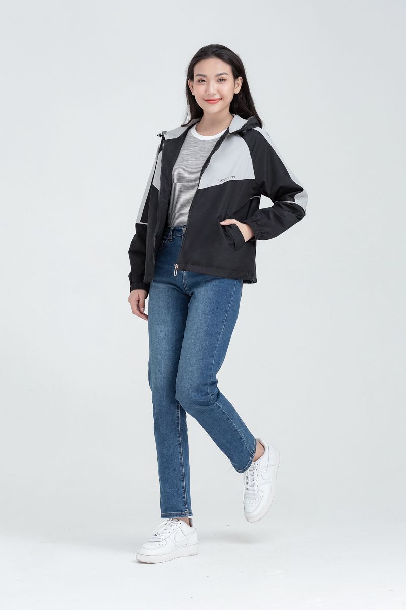Áo khoác nữ có nón phối màu FWJK22FH03C