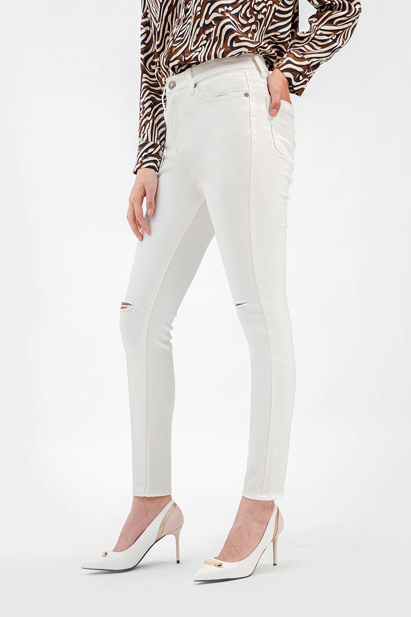 Quần jeans nữ rách gối FWJN20FH05C