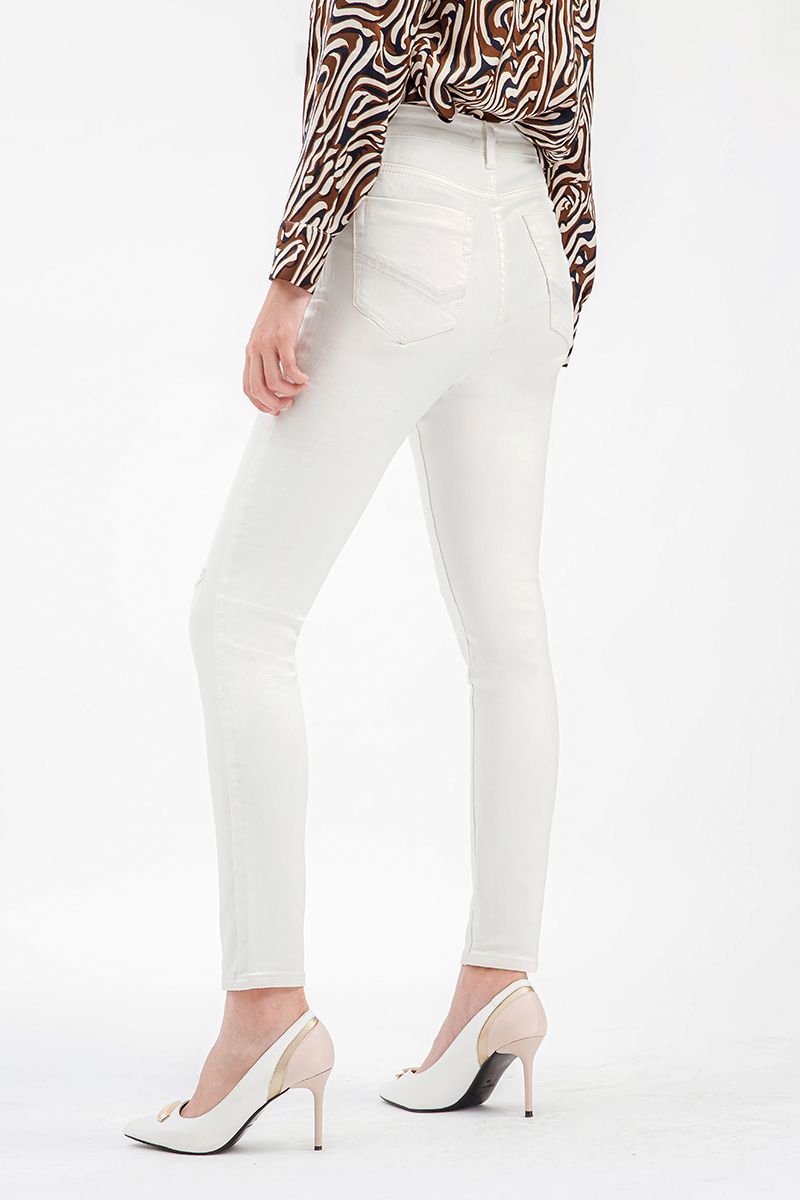 Quần jeans nữ rách gối FWJN20FH05C