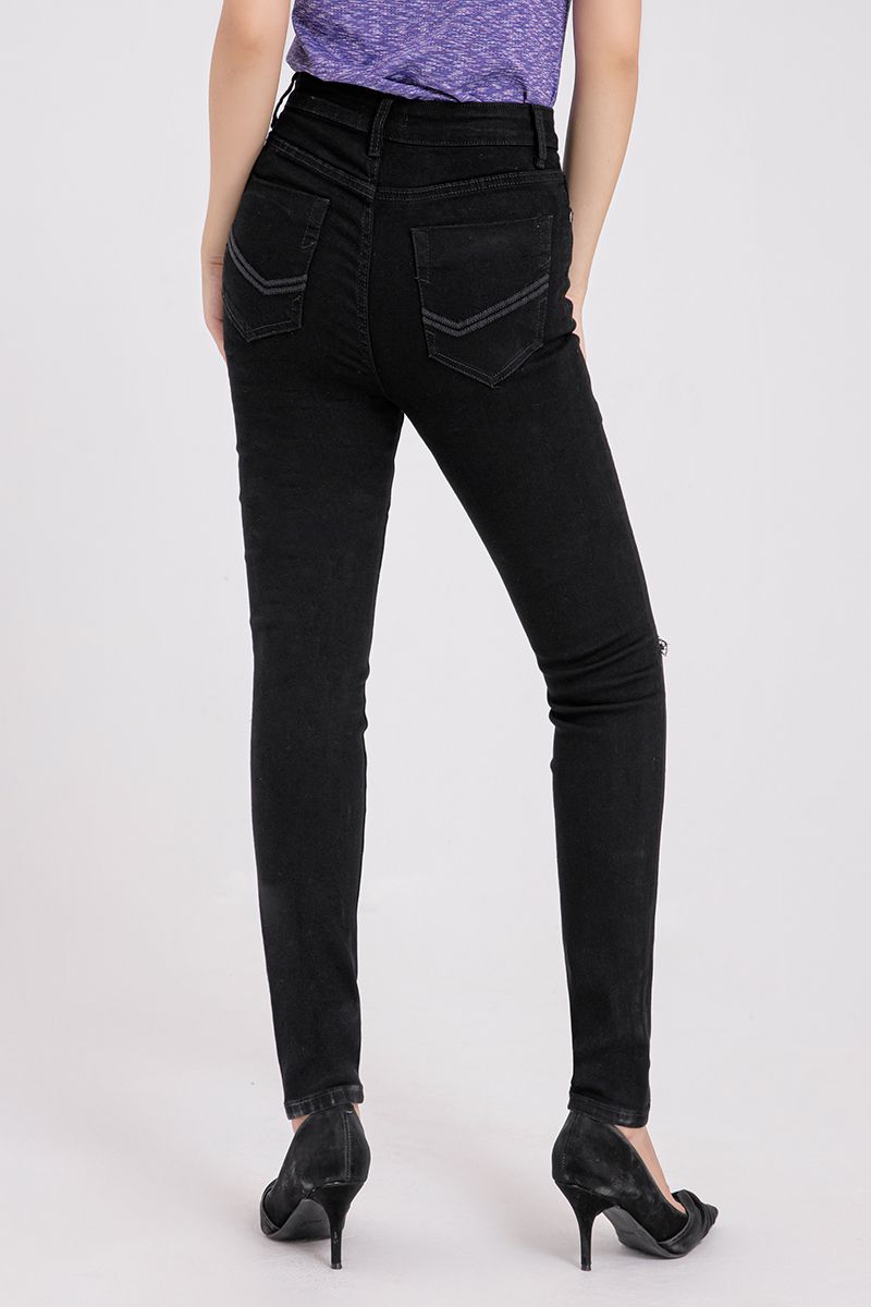 Quần jeans nữ rách gối FWJN20FH05C