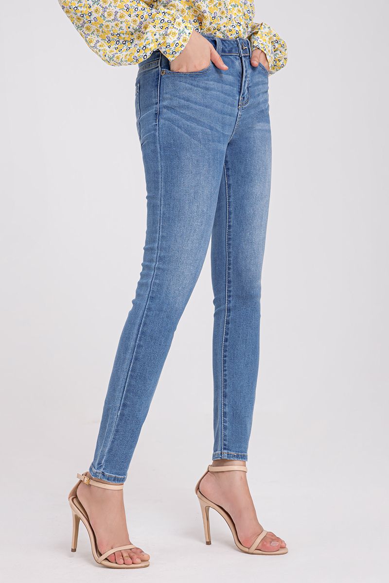 Quần jeans nữ form skinny FWJN21SS08L