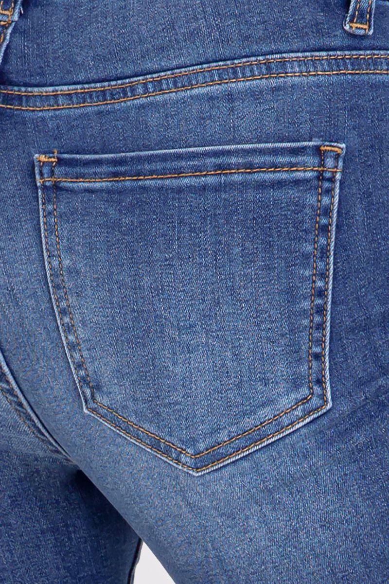 Quần jeans nữ form skinny có rách FWJN21SS17L