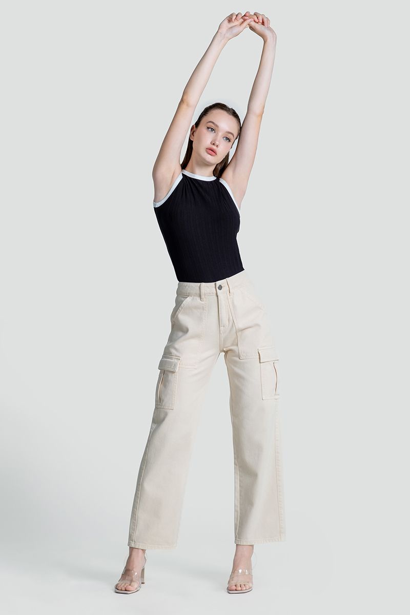 Quần Jeans Cargo Freelancer FWJN24FH03G