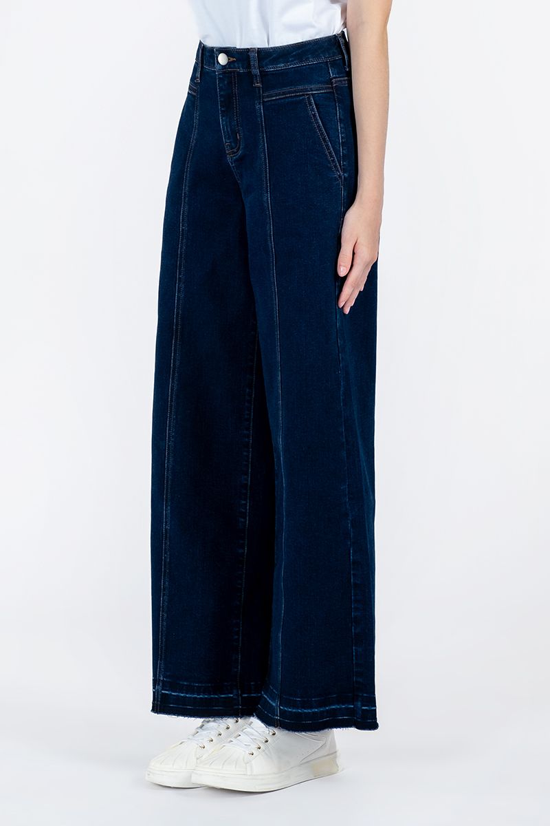 Quần Jean Nữ Ống Suông Năng Động FWJN24SS08G