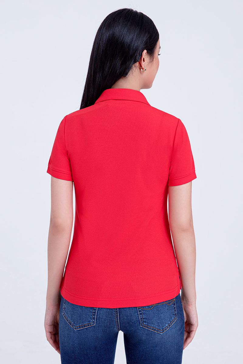 Áo thun cổ bẻ basic trơn FWKS21SS02C