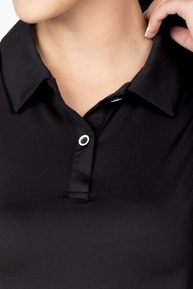 Áo polo nữ tay ngắn phối lưới FWKS22FH09C