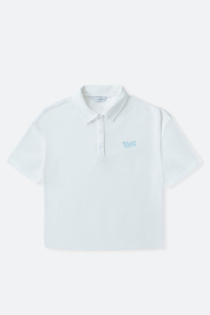 Áo Polo Nữ Tay Ngắn Dáng Croptop FWKS24SS01G