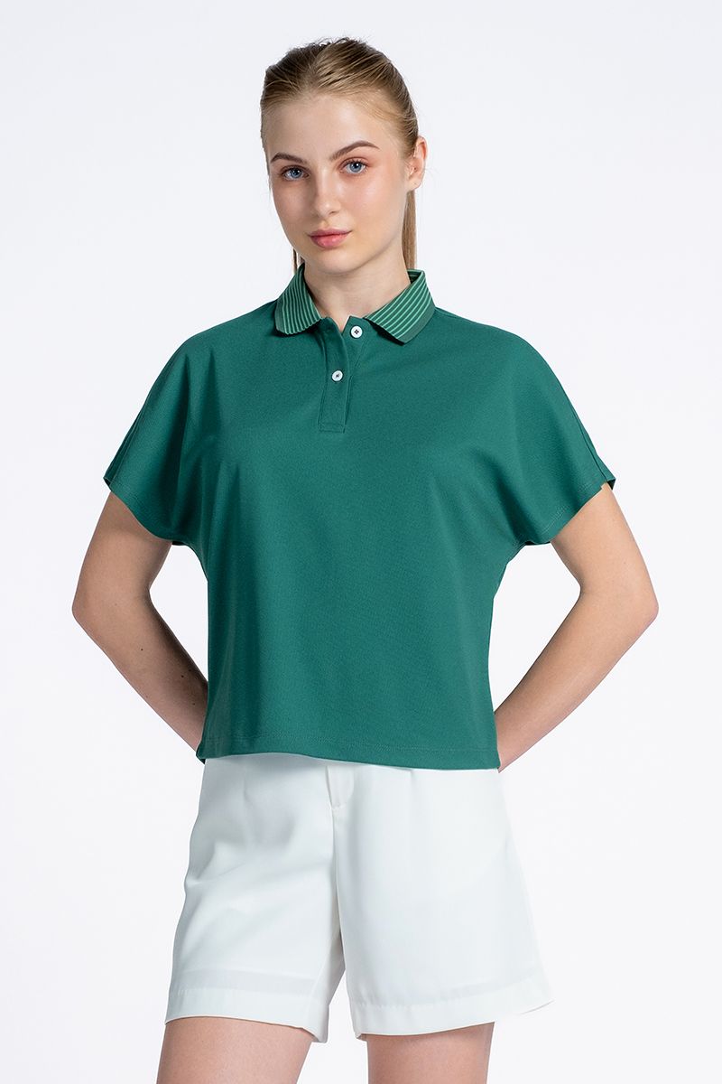 Áo Polo Nữ Tay Ngắn Dáng Lửng FWKS24SS05G