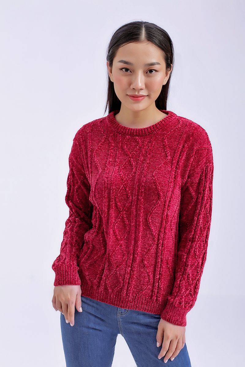 Áo len nữ cổ tròn FWSW20FH07L