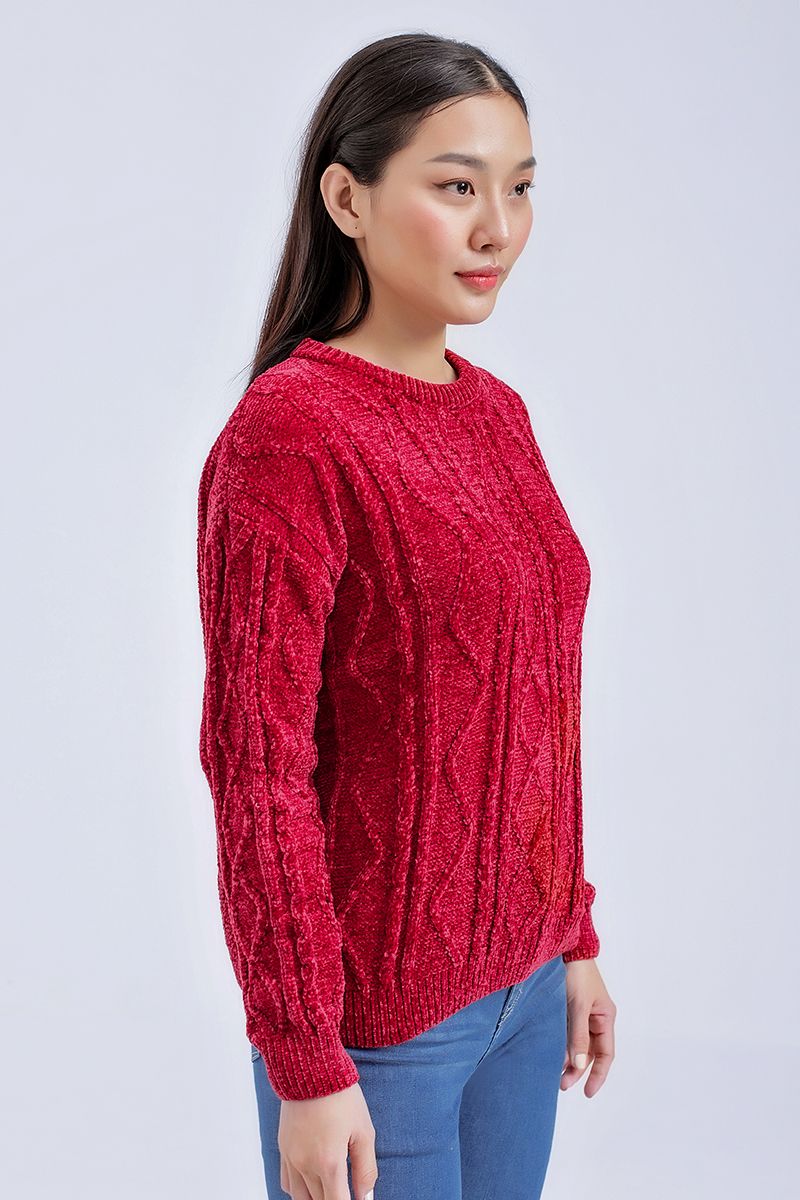 Áo len nữ cổ tròn FWSW20FH07L
