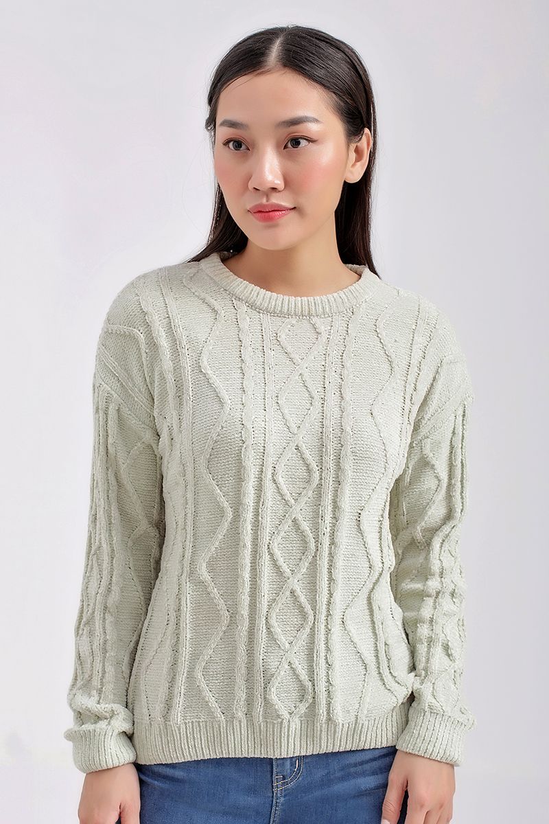 Áo len nữ cổ tròn FWSW20FH07L