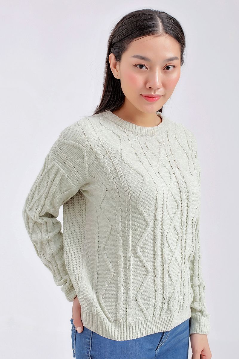 Áo len nữ cổ tròn FWSW20FH07L