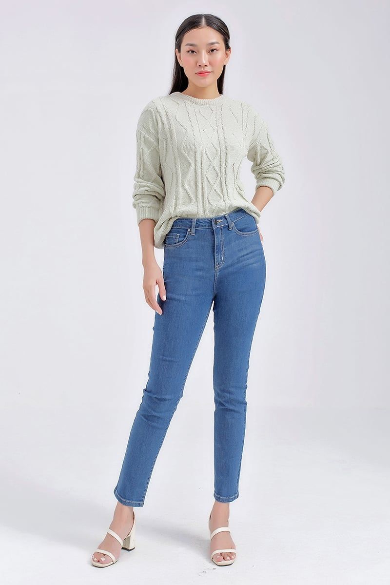 Áo len nữ cổ tròn FWSW20FH07L