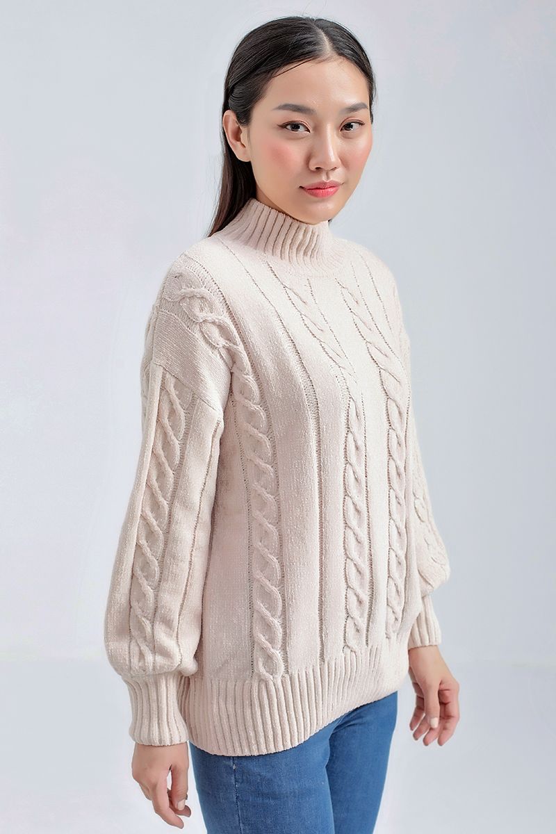 Áo len nữ cổ lọ FWSW20FH08L