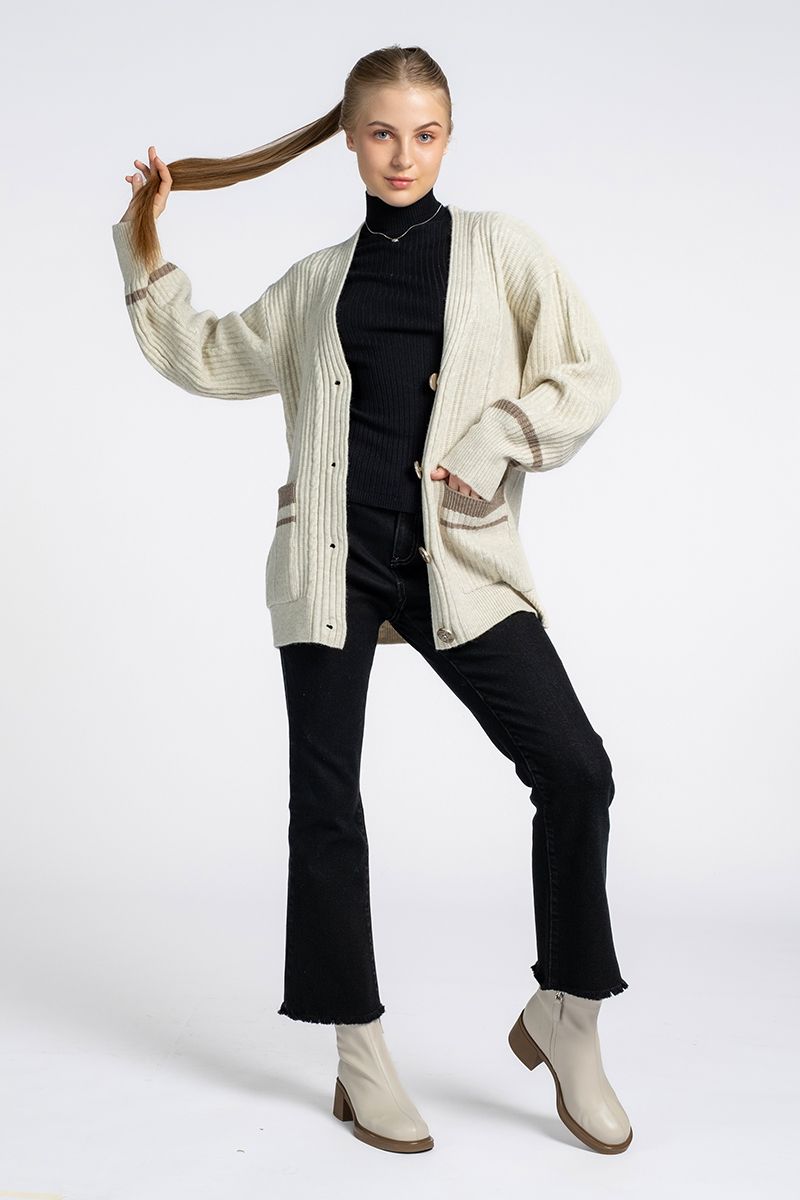 Áo Khoác Len Cardigan Form Rộng FWSW23FH01C