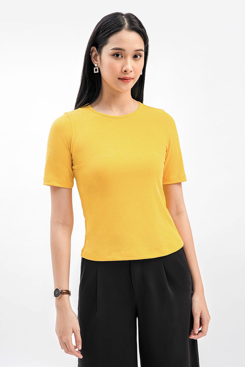 Áo thun nữ cổ tròn form vừa FWTS20FH51L