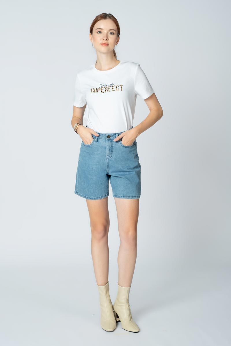 Áo Thun Nữ Tay Ngắn Thời Trang FWTS23FH04C