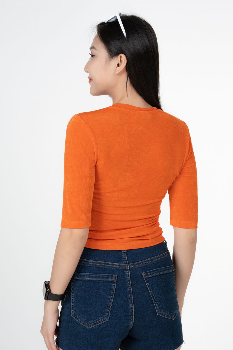 Áo Croptop Nữ Xoắn Eo FWTS23SS06C